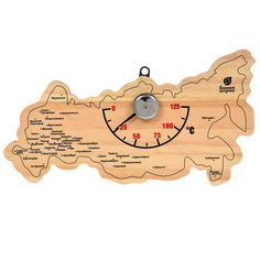 Термометр Банные штучки Карта России