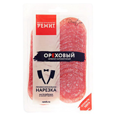 Колбаса сырокопченая Ремит Сервелат Ореховый, 70 г