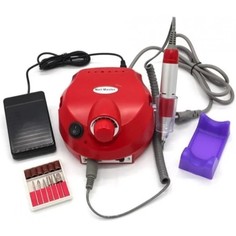 Аппарат для маникюра Nail Drill, Аппарат для маникюра US-202, красный