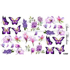 Anna Tkacheva, Слайдер-дизайн №1340 «Цветы и бабочки»