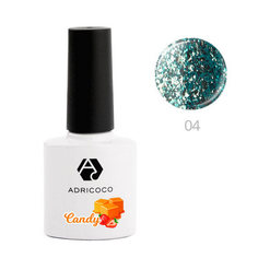 ADRICOCO, Гель-лак Candy №04, Ягодное тоффи