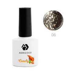 ADRICOCO, Гель-лак Candy №06, Ореховый бурбон