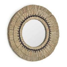 Круглое зеркало akila (la forma) коричневый 5 см.