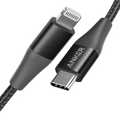 Кабель USB Type-C Anker PowerLine+II USB-C LTG 90см Black PowerLine+II USB-C LTG 90см Black