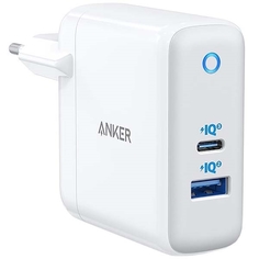 Сетевое зарядное устройство Anker PowerPort+ Atom III 45W USB-C + 15W USB-A White PowerPort+ Atom III 45W USB-C + 15W USB-A White