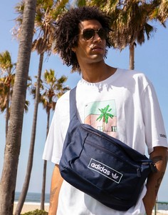 Темно-синяя сумка-кошелек на пояс adidas Originals Summer Club-Темно-синий
