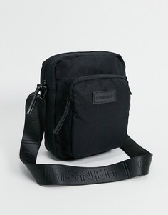 Сумка для полетов с двумя карманами Consigned-Черный цвет