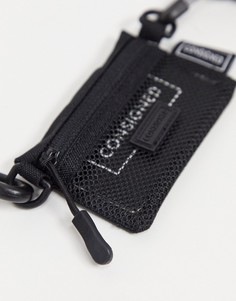 Маленькая сумка через плечо для мелочи и кредитных карт Consigned-Черный цвет