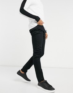 Черные джинсы скинни Topman-Черный цвет