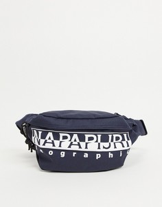 Темно-синяя сумка-кошелек на пояс Napapijri Happy WB-Черный цвет