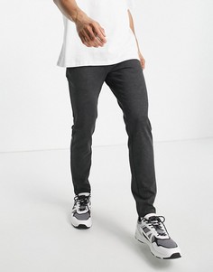 Серые меланжевые брюки из эластичного трикотажа Only & Sons-Серый