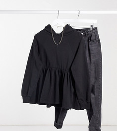 Худи черного цвета ASOS DESIGN Maternity-Черный