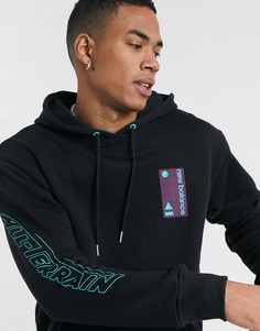 Черное худи New Balance Terrain-Черный цвет