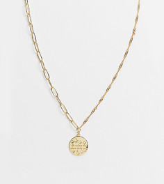 Позолоченное ожерелье с подвеской со звездами и луной Reclaimed Vintage Inspired-Золотистый