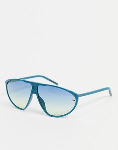 Солнцезащитные очки унисекс в зеленой оправе Tommy Jeans 0027/S-Зеленый цвет