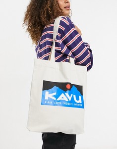 Сумка для покупок цвета слоновой кости Kavu Klear Above-Нейтральный