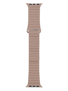 Аксессуар Ремешок Evolution для APPLE Watch 38/40mm Leather Loop AW40-LL01 Ivory 36830