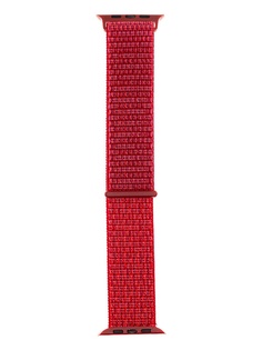 Аксессуар Ремешок Evolution для APPLE Watch 42/44mm Sport Loop AW44-SL01 Nylon Red 36747
