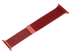 Аксессуар Ремешок Evolution для APPLE Watch 42/44mm Milanese Loop AW44-ML01 Red 36775