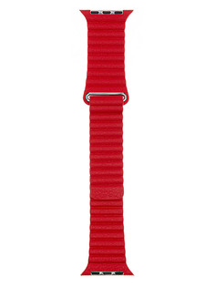 Аксессуар Ремешок Evolution для APPLE Watch 38/40mm Leather Loop AW40-LL01 Imperial Red 36831