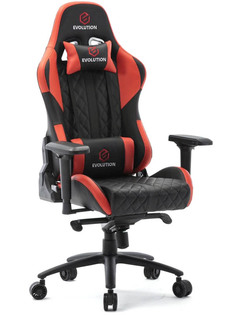 Компьютерное кресло Evolution Racer M Black-Red 38035