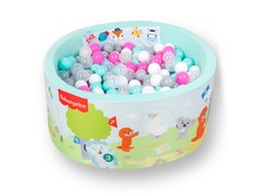 Бассейн Hotenok Fisher Price Учим цифры с друзьями на отдыхе с шариками Sbh098_FB