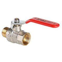 Кран шаровой латунь никелированный VALTEC