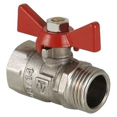 Кран шаровый латунь никелированный VALTEC