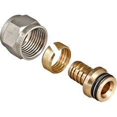 Фитинг коллекторный латунь никелированная VALTEC