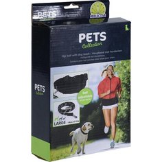 Поводок для собак PETS Collection текстильный 110 см черный Без бренда