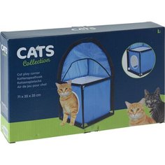 Домик для кошек Сats Collection 71x35x35 см cиний Без бренда
