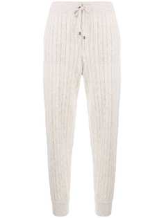 Brunello Cucinelli зауженные трикотажные брюки