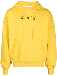 Off-White худи с логотипом Bolt Arrow Over