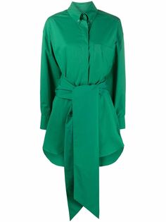 Alexandre Vauthier платье-рубашка с поясом