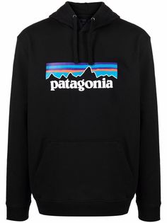Patagonia худи с кулиской и логотипом