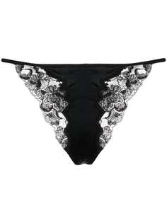 Dolce & Gabbana трусы-стринги с кружевной вставкой