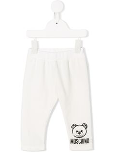 Moschino Kids легинсы с логотипом