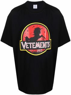 VETEMENTS футболка с логотипом