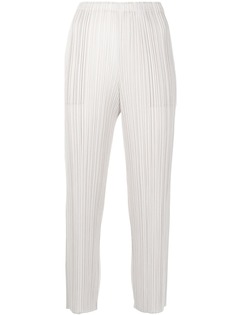 Pleats Please Issey Miyake плиссированные брюки прямого кроя