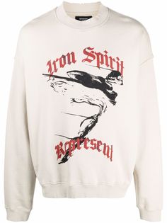 Represent толстовка с графичным принтом