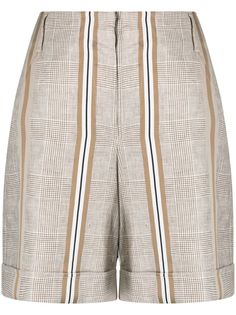 Lorena Antoniazzi полосатые шорты прямого кроя