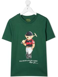 Ralph Lauren Kids футболка Polo Bear с логотипом