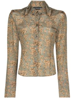 Y/Project блузка с цветочным принтом