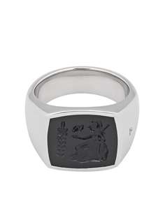 Tom Wood серебряное кольцо Athena с ониксом
