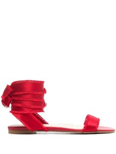 RED(V) сандалии с завязками