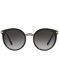 Dolce & Gabbana Eyewear солнцезащитные очки в круглой оправе