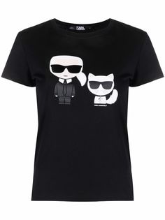 Karl Lagerfeld футболка Ikonik Karl Cat