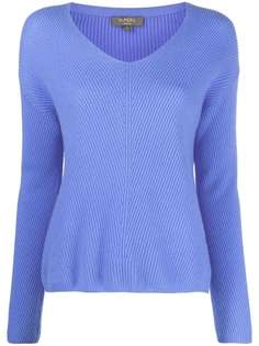 N.Peal кашемировый джемпер с V-образным вырезом