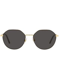 Dolce & Gabbana Eyewear солнцезащитные очки в круглой оправе