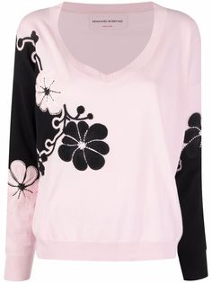 Ermanno Scervino джемпер с цветочной вышивкой